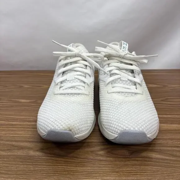 Under Armour Charged Aurora 2 White Radial Turquoise Women's Size 8 - Picture 2 of 13